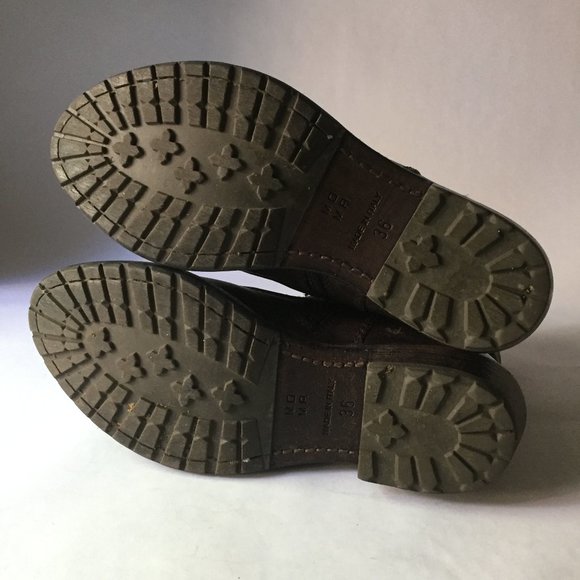 Moma Suede and Leather Ankle Boot - Picture 6 of 6